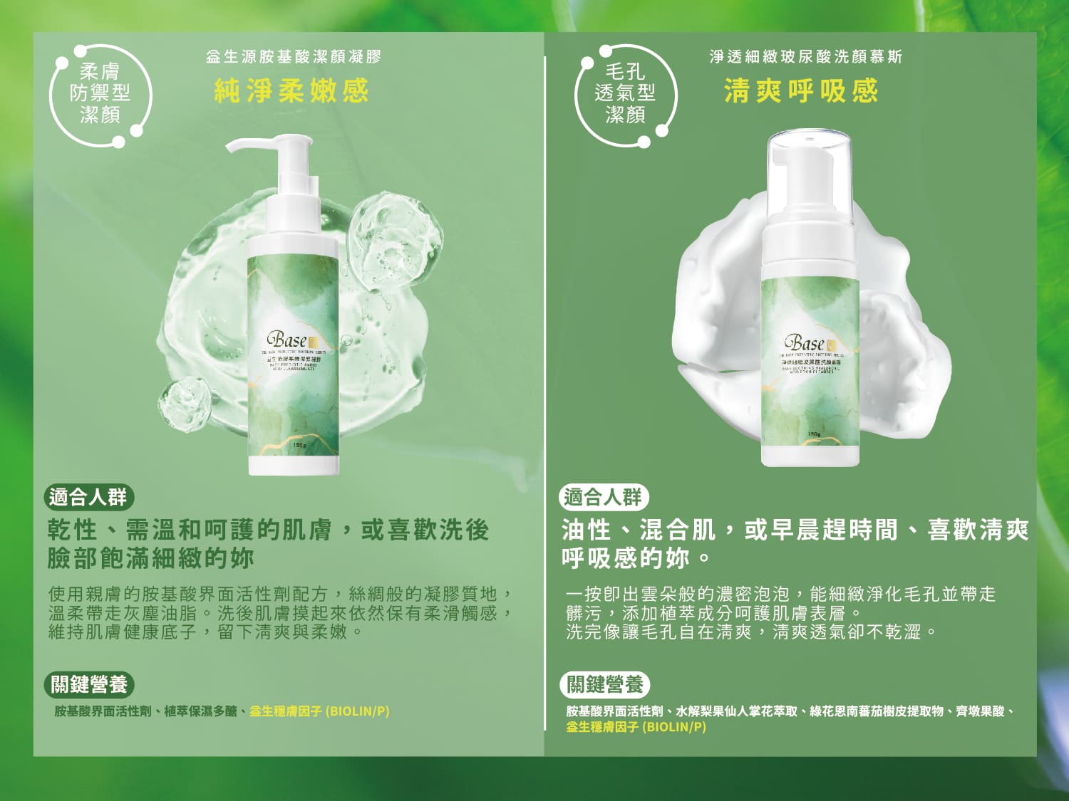 益生源胺基酸潔顏凝膠