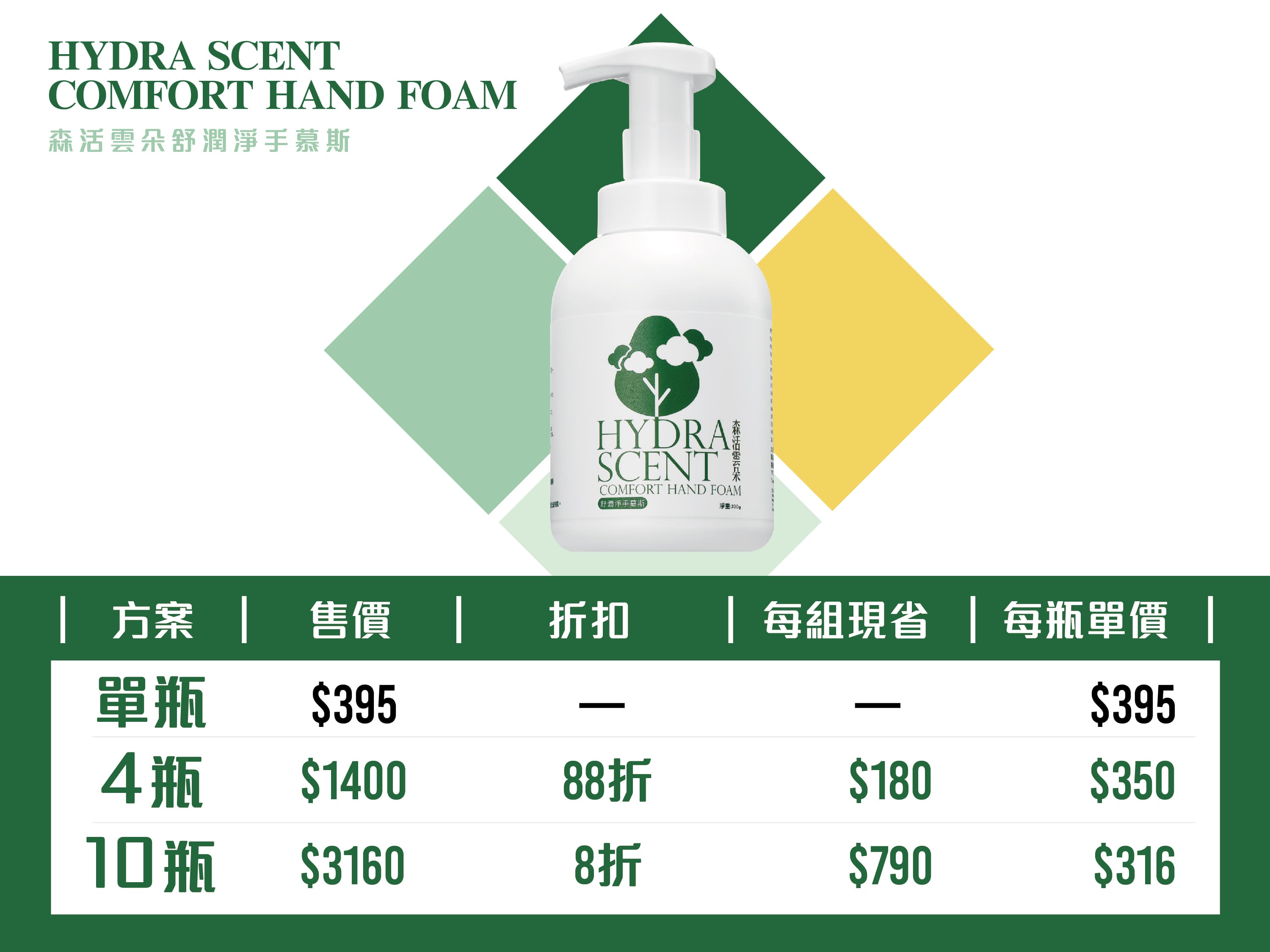 森活雲朵舒潤淨手慕斯-購划算